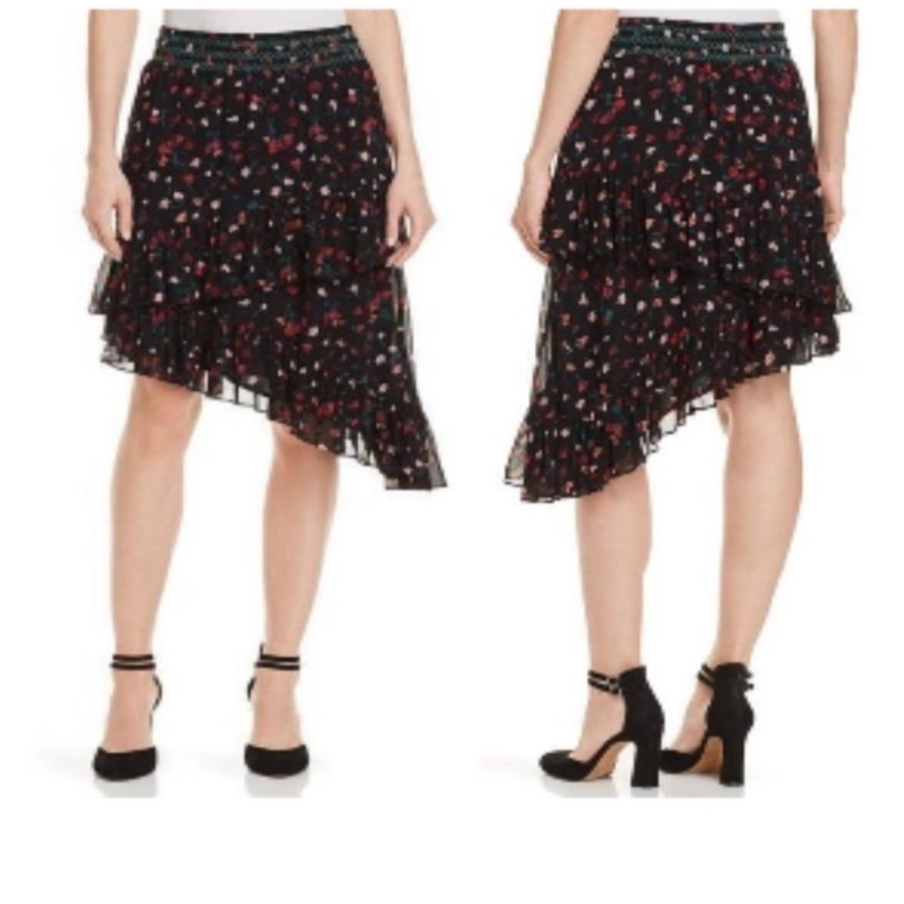 JOIE Gorowen Silk Asymmetrical Skirt - Picture 2 of 8
